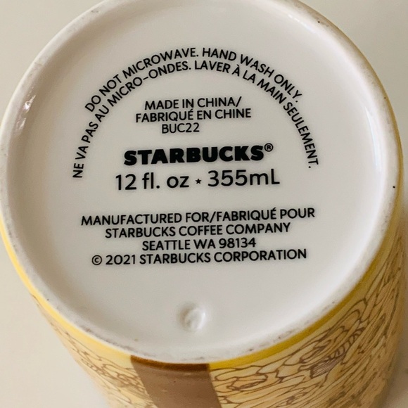 Starbucks Yellow Rose Texas Mug
Ceramic Lone Star 14oz with Lid New - Picture 8 of 8